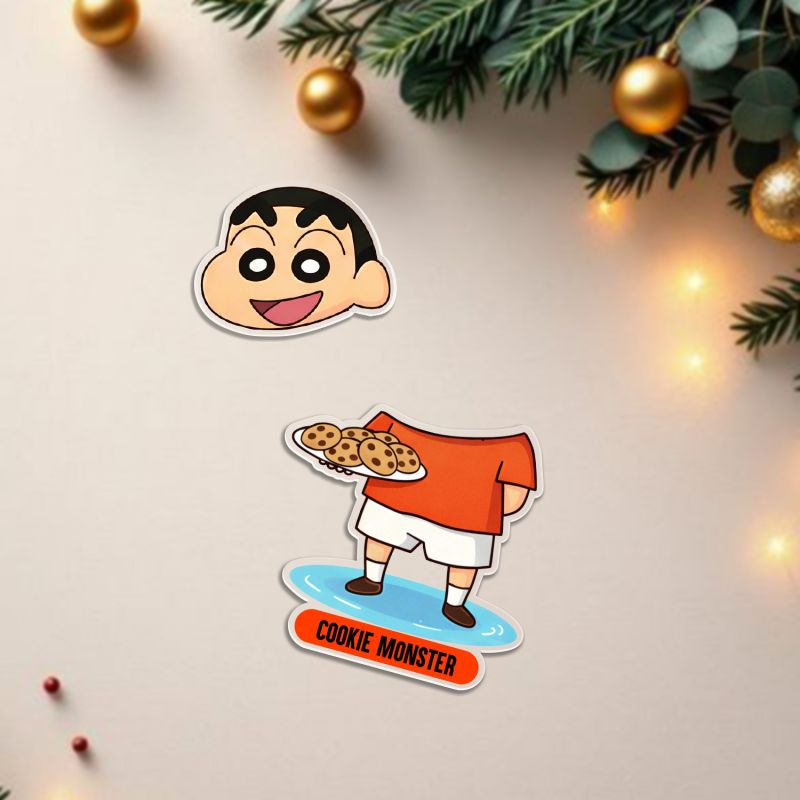 Shinchan Bobble Head for Car Dashboard, Solar Powered with Moving Head Gift for Shinchan256 Lover Cartoon Theme Car Decor